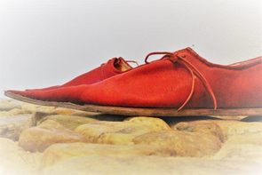 mittelaterliche Schabelschuhe, Foto Antje Krahnstöver mittelaterliche Schabelschuhe, Foto Antje Krahnstöver