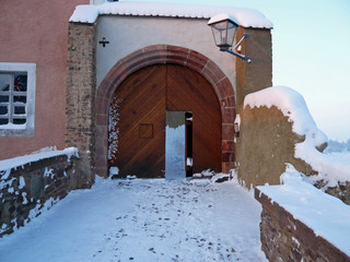 winterliches Burgtor, Foto Wiebke Glöckner