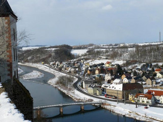 Die Muldenlandschaft um Leisnig im Winter