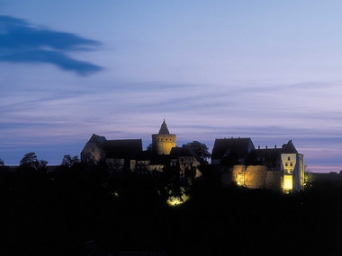 Burg Mildenstein bei Nacht